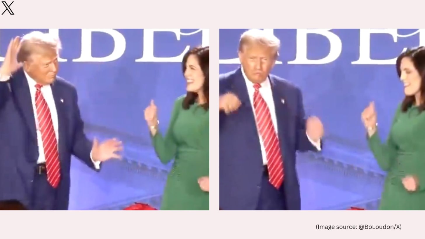 Donald Trump's dance video from Moms for Liberty event goes viral, netizens  react: 'Clown' | Trending News - The Indian Express