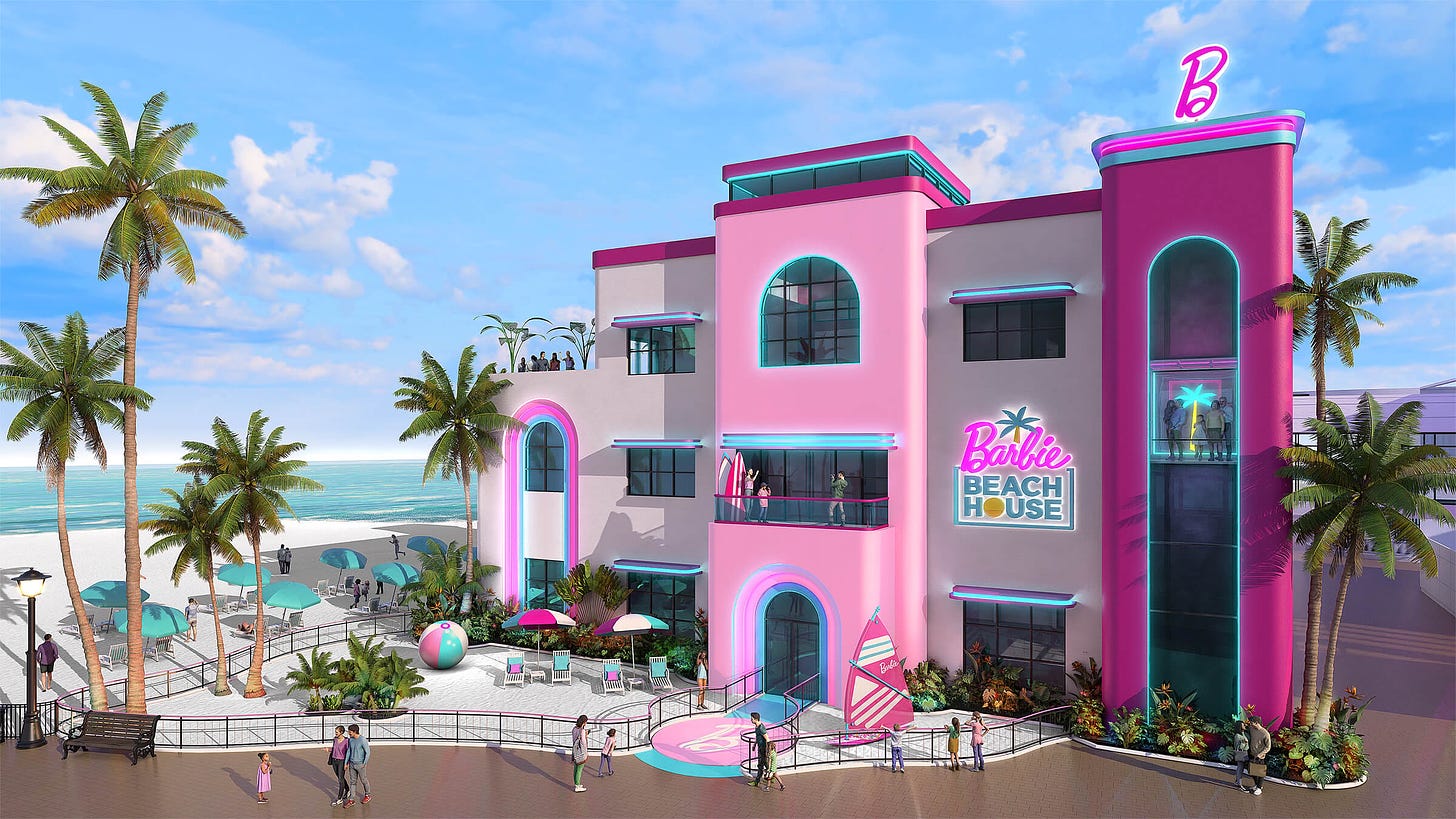 Barbie Beach House Mattel Adventure Park