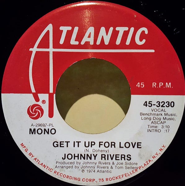 Johnny Rivers – Get It Up For Love (1974, PL - Plastic Products Pressing,  Vinyl) - Discogs