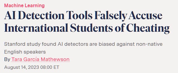 AI Detection Tools Falsely Accuse International Students of Cheating