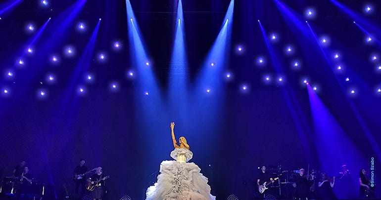 Céline Dion Flies with Drones on Courage World Tour | Live Design Online