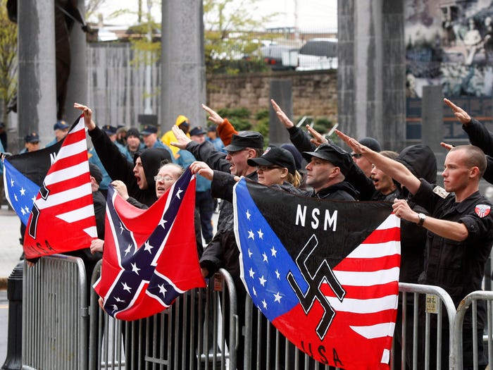 Military Personnel Can Be in Neo-Nazi Groups, Defense Officials Say