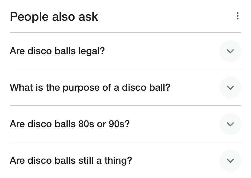 People also ask: Are disco balls legal? What is the purpose of a disco ball? Are disco balls 80s or 90s? Are disco balls still a thing?