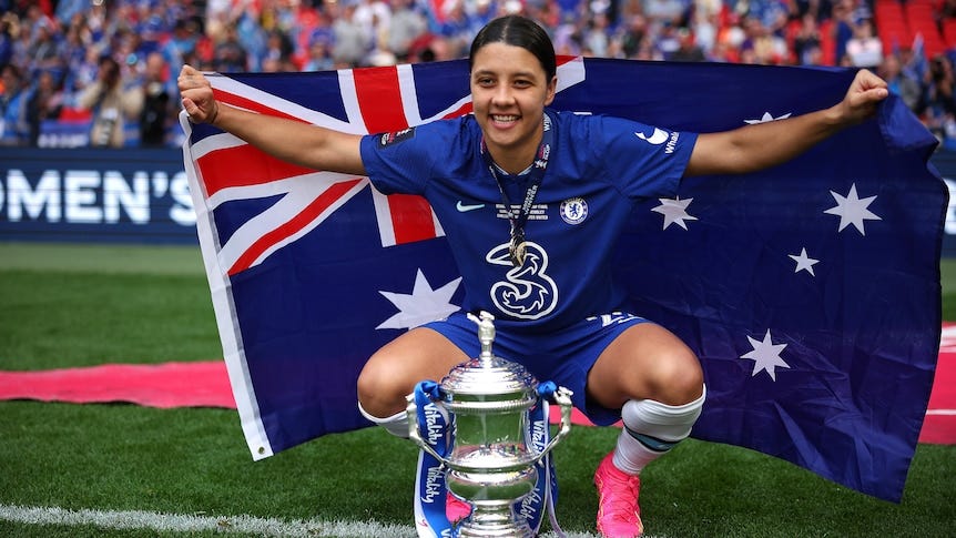 In the biggest FA Cup final ever, Sam Kerr's small glories set her apart  from the rest - ABC News