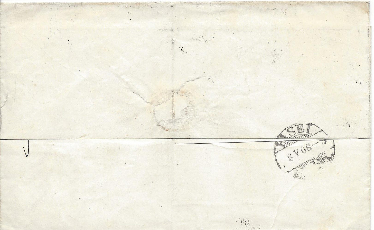 Reverse of the Switzerland to France cover