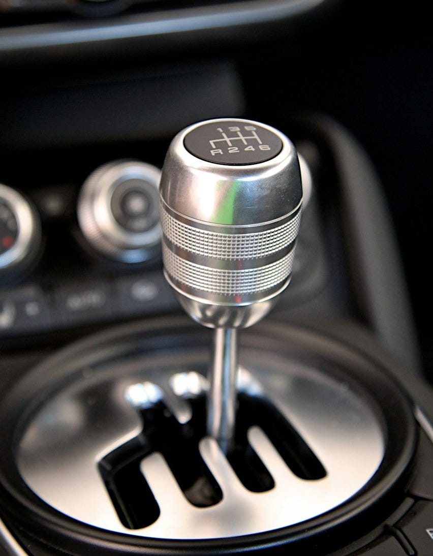 black and silver round device black and silver round device