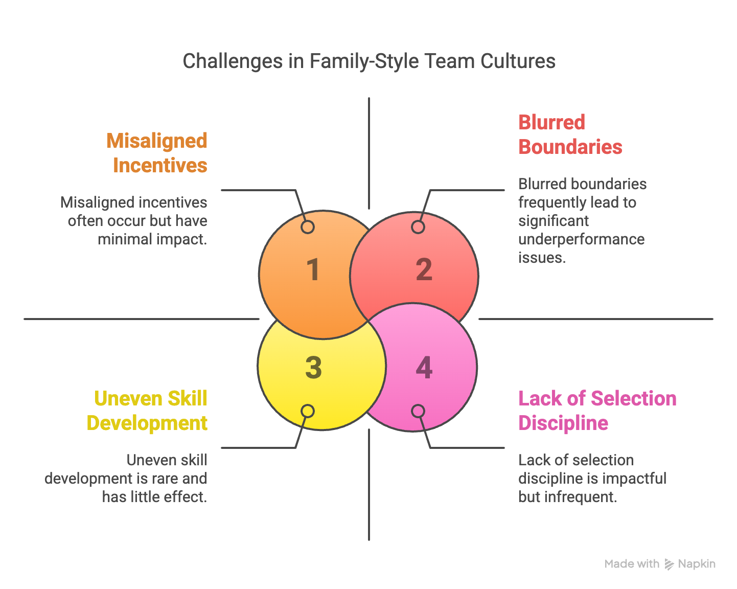 Challenges in Family-Style Team Cultures