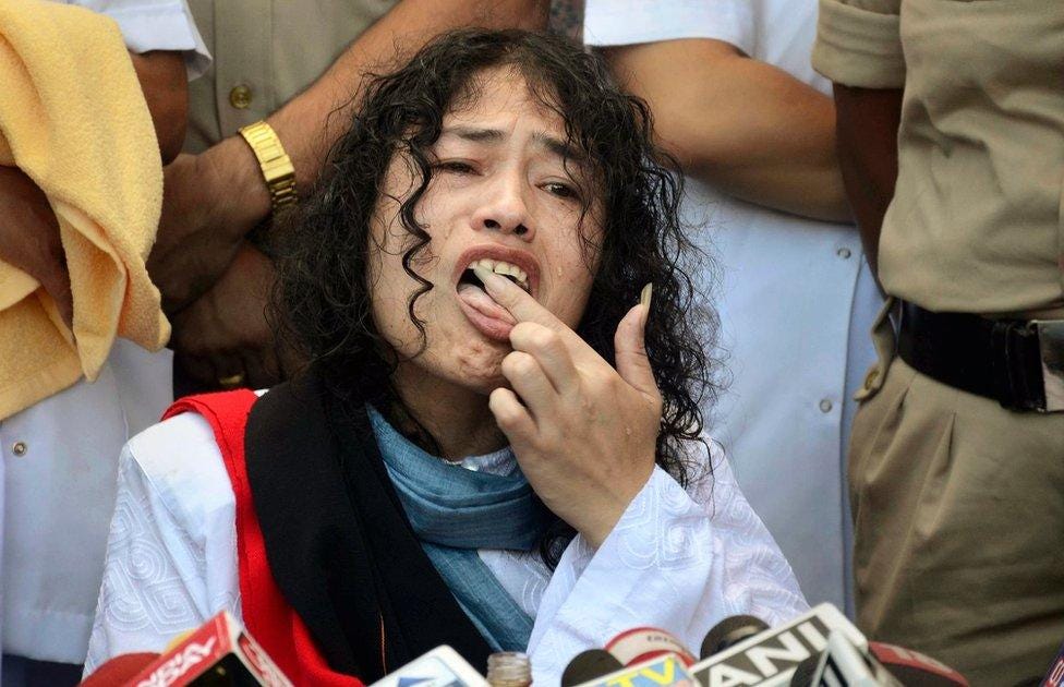 Irom Sharmila: I want to be free like a bird and fly - BBC News