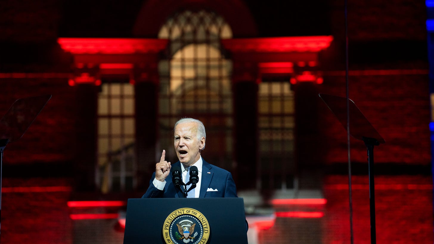 Biden's Speech in Philadelphia: Biden Calls on Americans to Resist ...