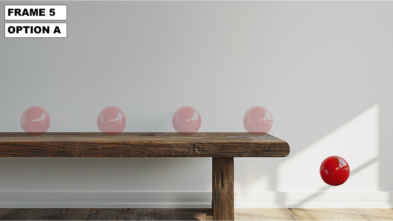 A wooden bench with pink balls on it

Description automatically generated