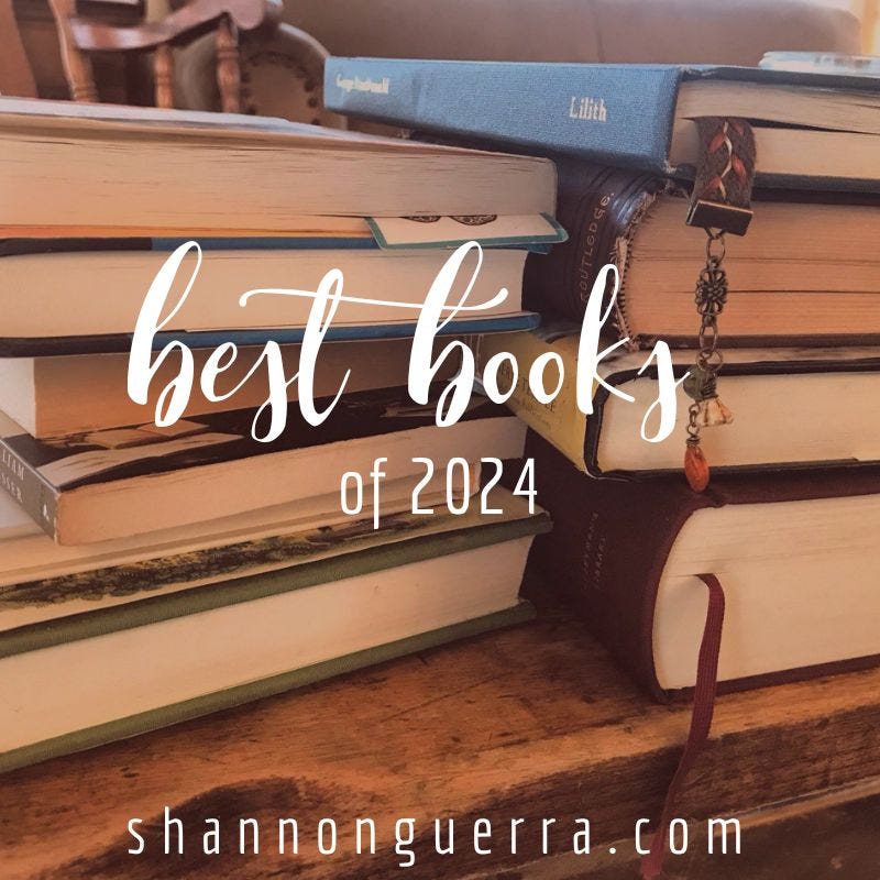 best books of 2024 | Shannon Guerra at Copperlight Wood