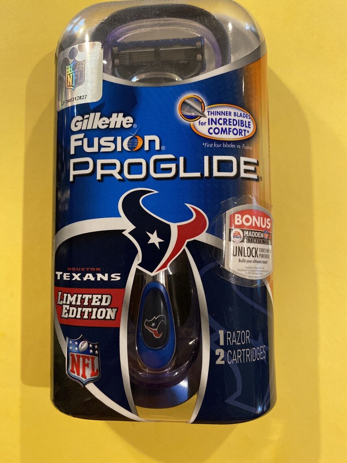 Gillette Fusion Proglide Houston Texans Limited Edition Brand New | eBay