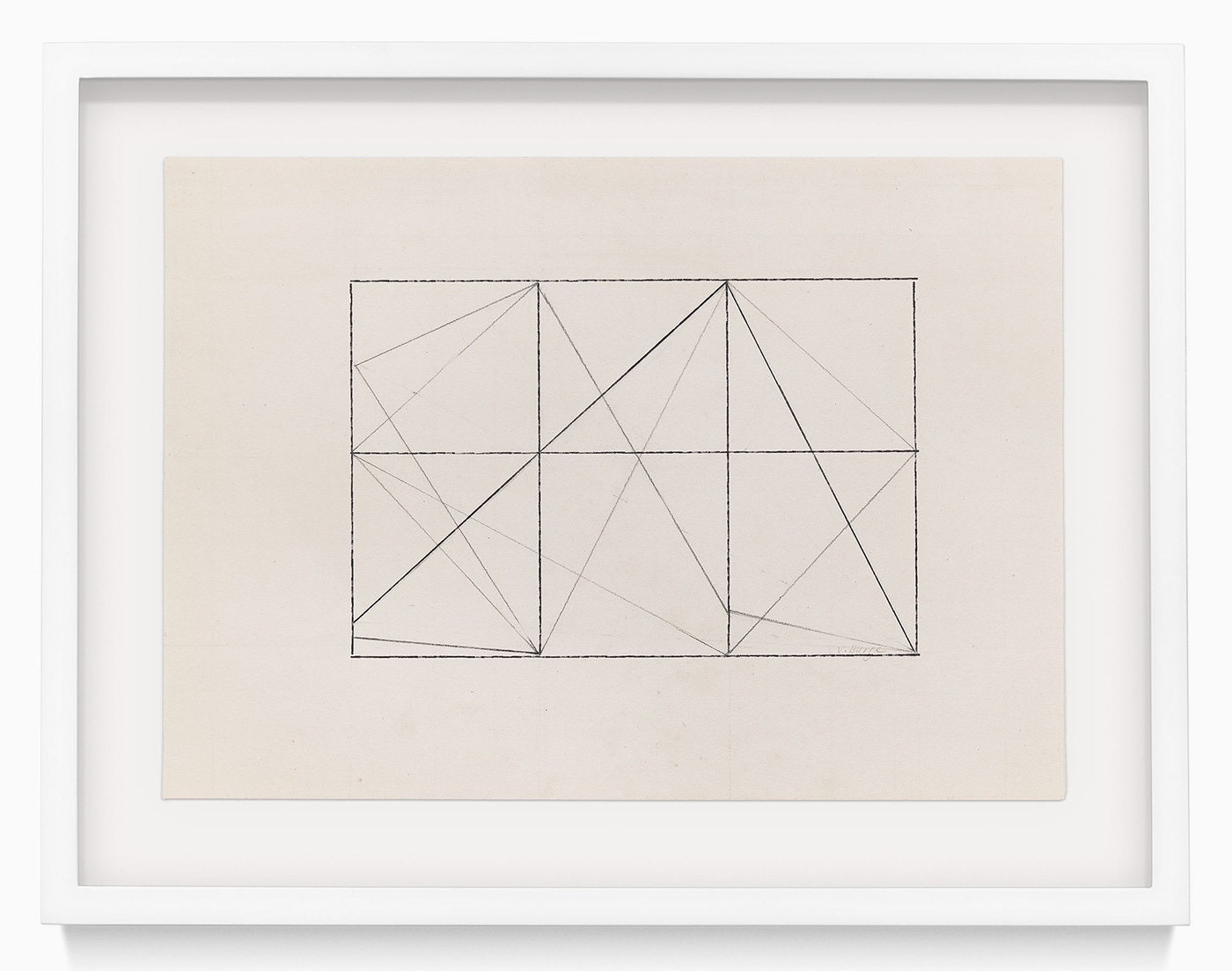 Victoria Burge, Atlas, (typewritten ink, pencil, and ink on paper), 2024 [Krakow Witkin Gallery, Boston. © Victoria Burge]