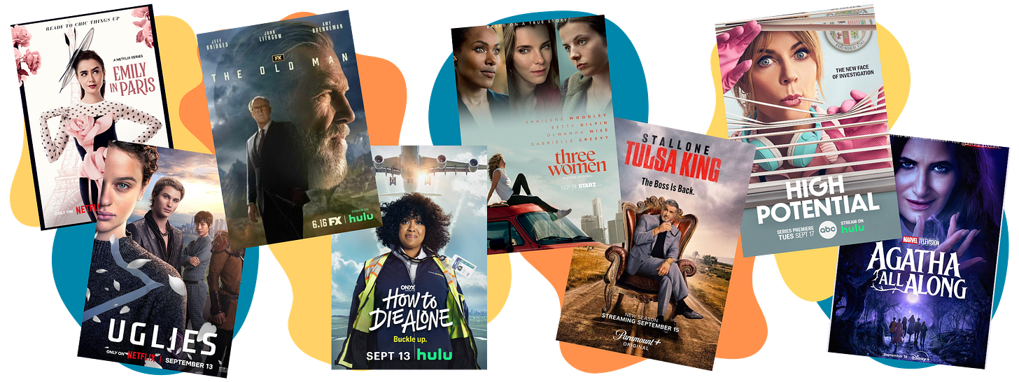 What to watch this week on streaming services | September 12 2024 | Double Take TV Newsletter | Jess Spoll and Jenni Cullen