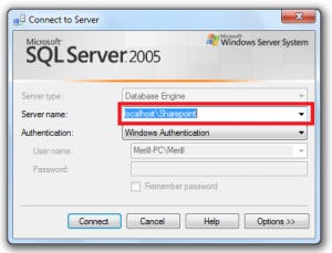 SqlServerConnectSharePoint