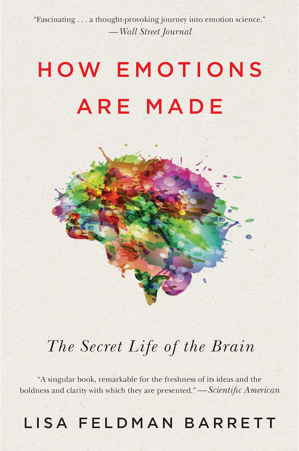 Book cover of How Emotions Are Made by Lisa Feldman Barrett