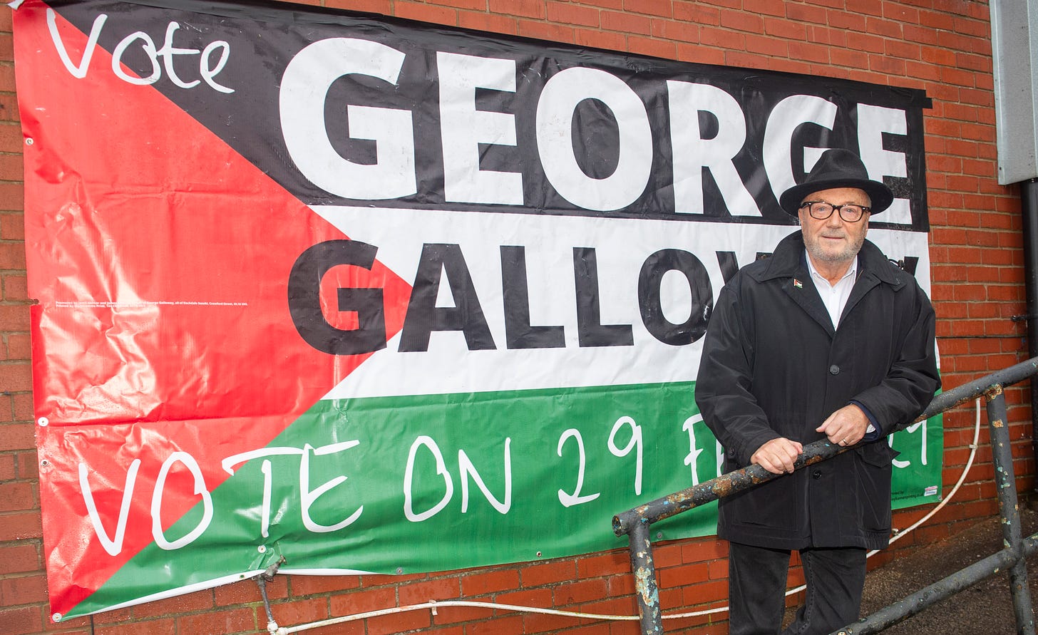Anti-Semite, disgraced sexter & smug George Galloway… what have people of  Rochdale done to deserve this by-election lot? | The Sun