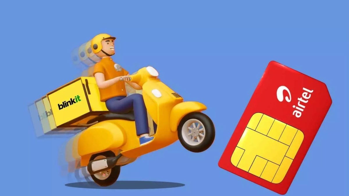Airtel Partners with Blinkit to Deliver SIM Cards at Your Doorstep Within  Minutes - Goodreturns