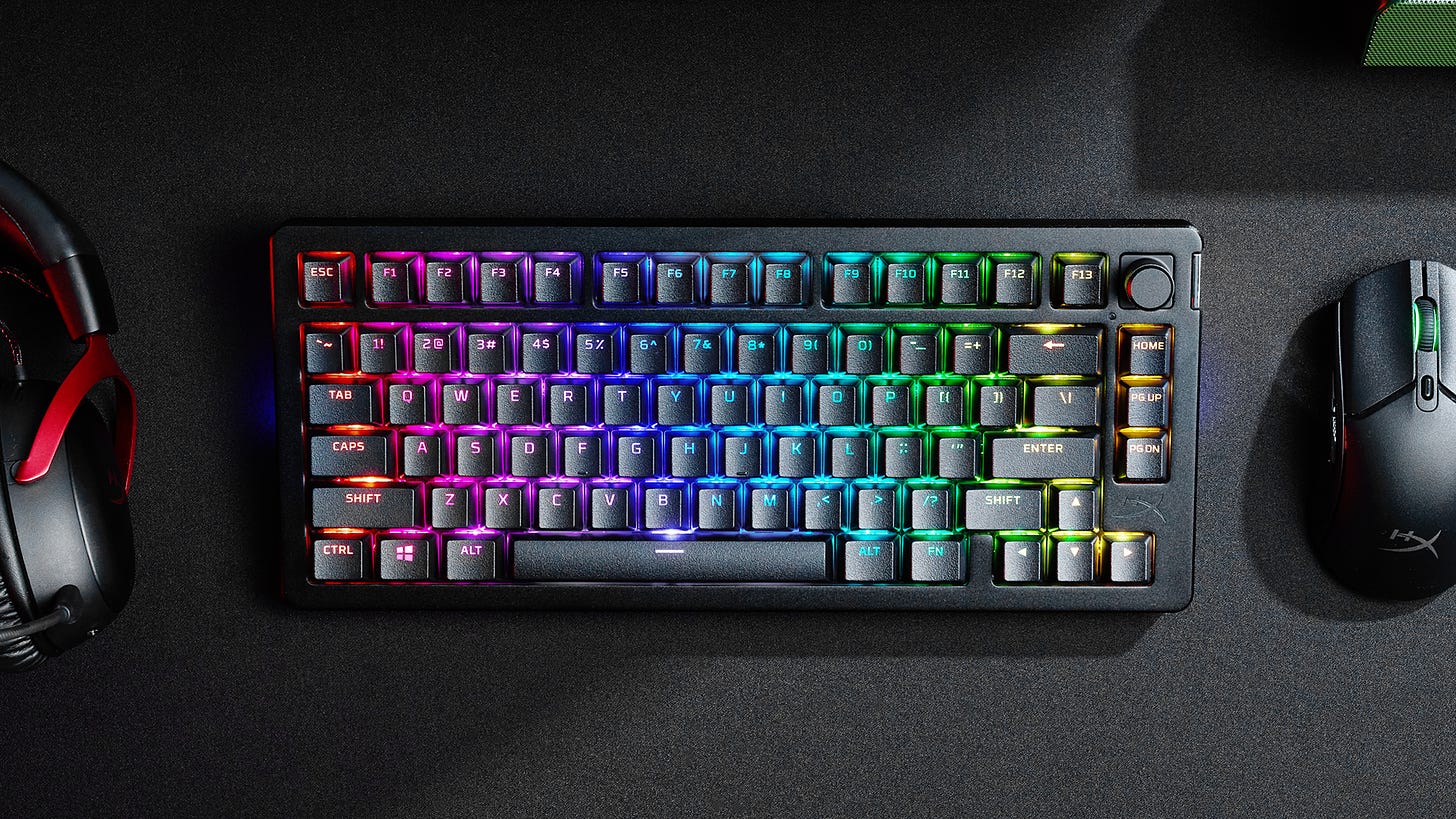 HyperX Alloy Rise 75 keyboard