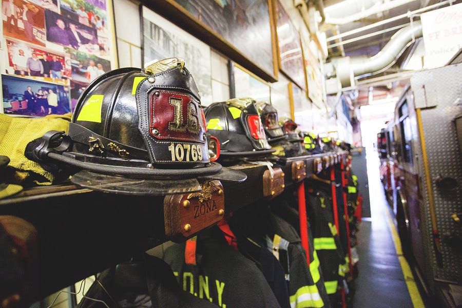 FDNY Helmets Photograph by Brian Knott Photography - Fine Art America