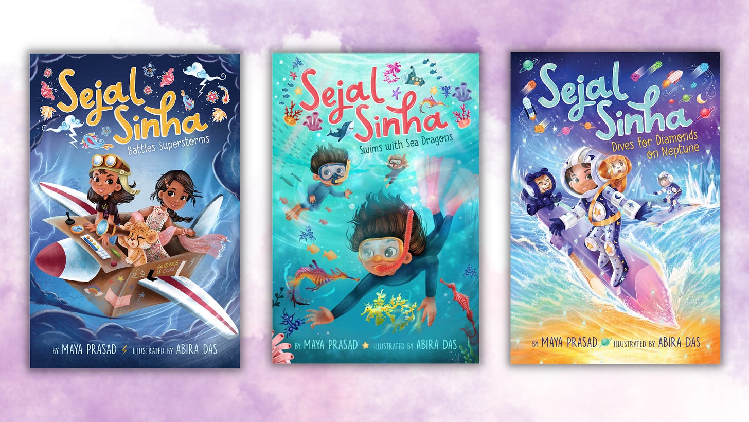 Book Covers for the Sejal Sinha series