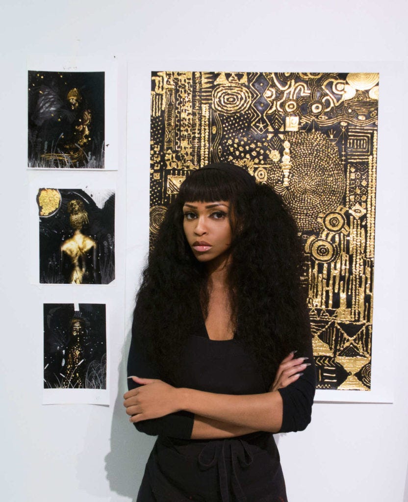 Rising Star Lina Iris Viktor Proves to Be More Than Just a Cause Celebre at  the Armory Show