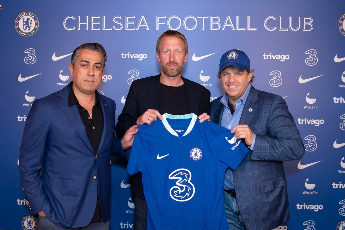 PICTURES: Graham Potter unveiled at Chelsea, takes first training - We  Ain't Got No History