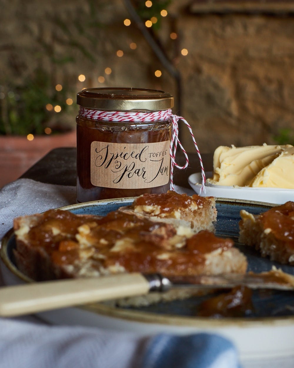 Spiced Pear and Toffee Jam