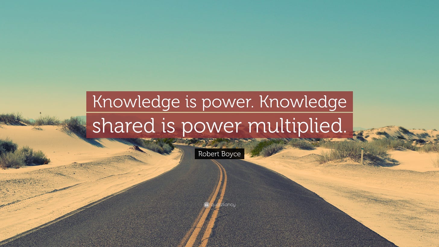 Quotation On Knowledge Sharing - acestips