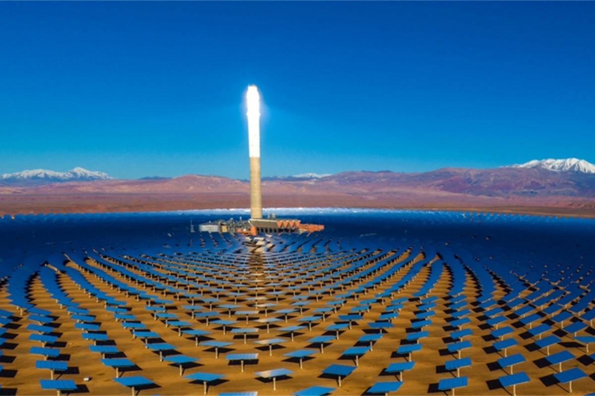 Moroccan solar power plant hailed as 'shining example' for Europe
