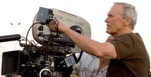 Hollywood director Clint Eastwood