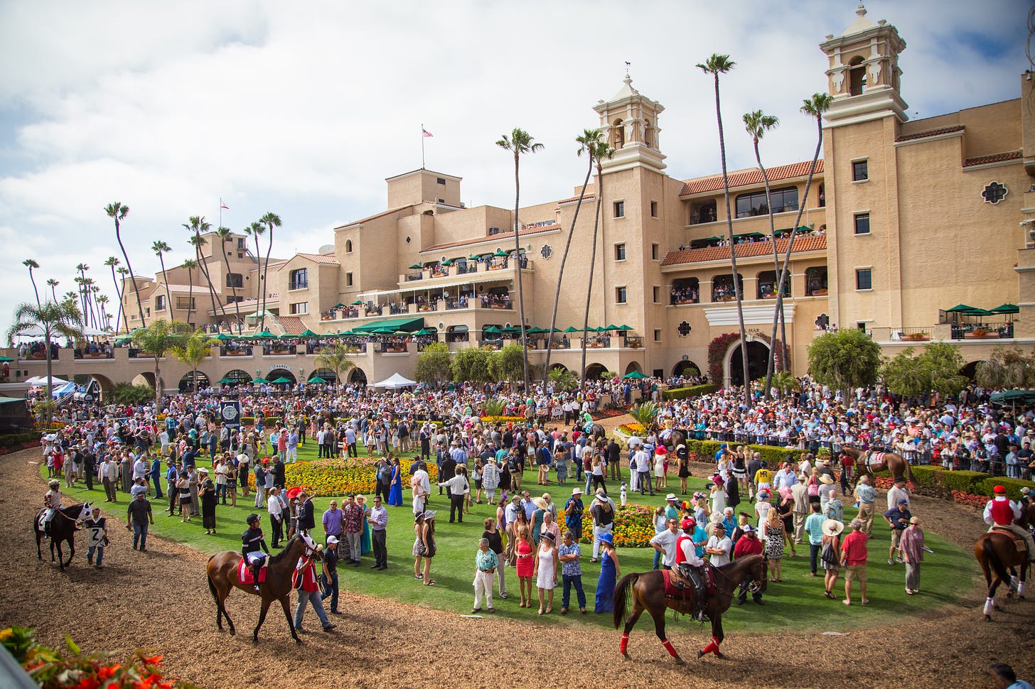 The Paddock at Del Mar, Photo courtesy of the Del Mar Thoroughbred Club