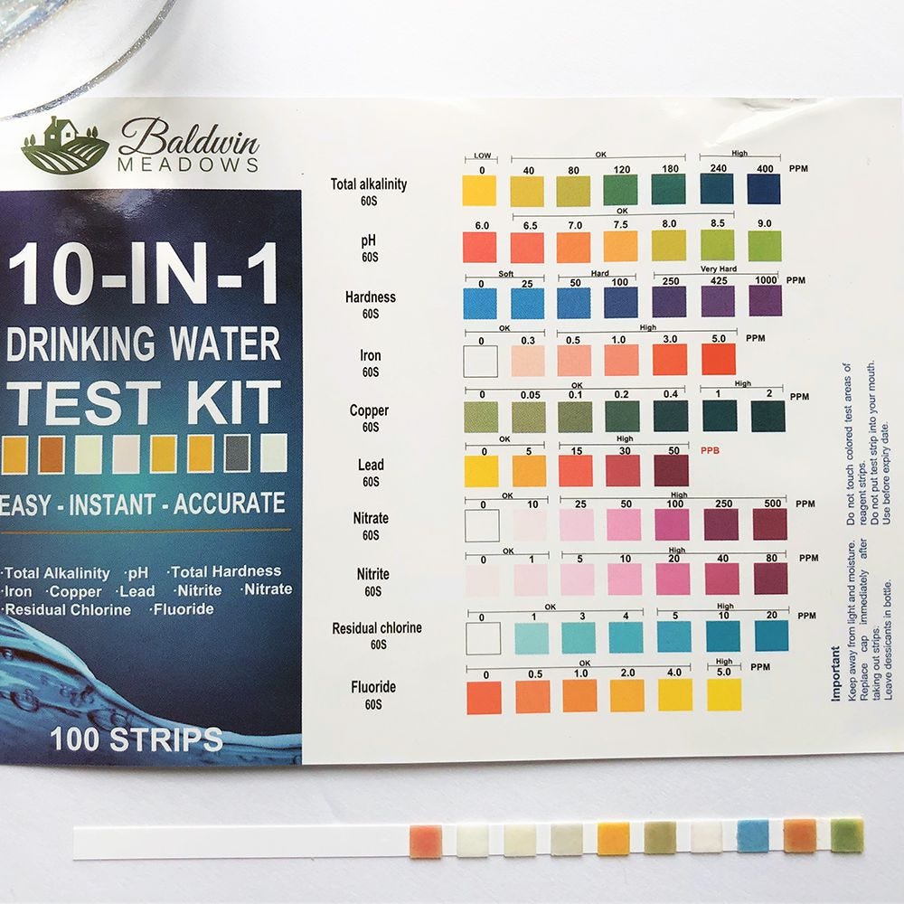 Baldwin Meadows Water Test Kit Review: Questionable Accuracy