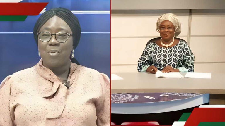 Journalist Bukola Agbakaizu slumps and dies while preparing for a segment. Photo: @PaitodWole1. Source: Twitter