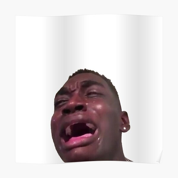 Crying meme" Poster for Sale by Allholiday | Redbubble