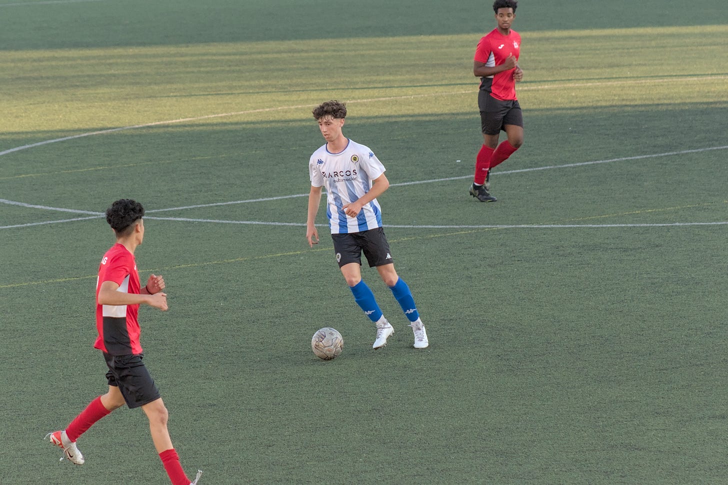Hugo Sandín durante un partido la temporada pasada Hugo Sandín durante un partido la temporada pasada