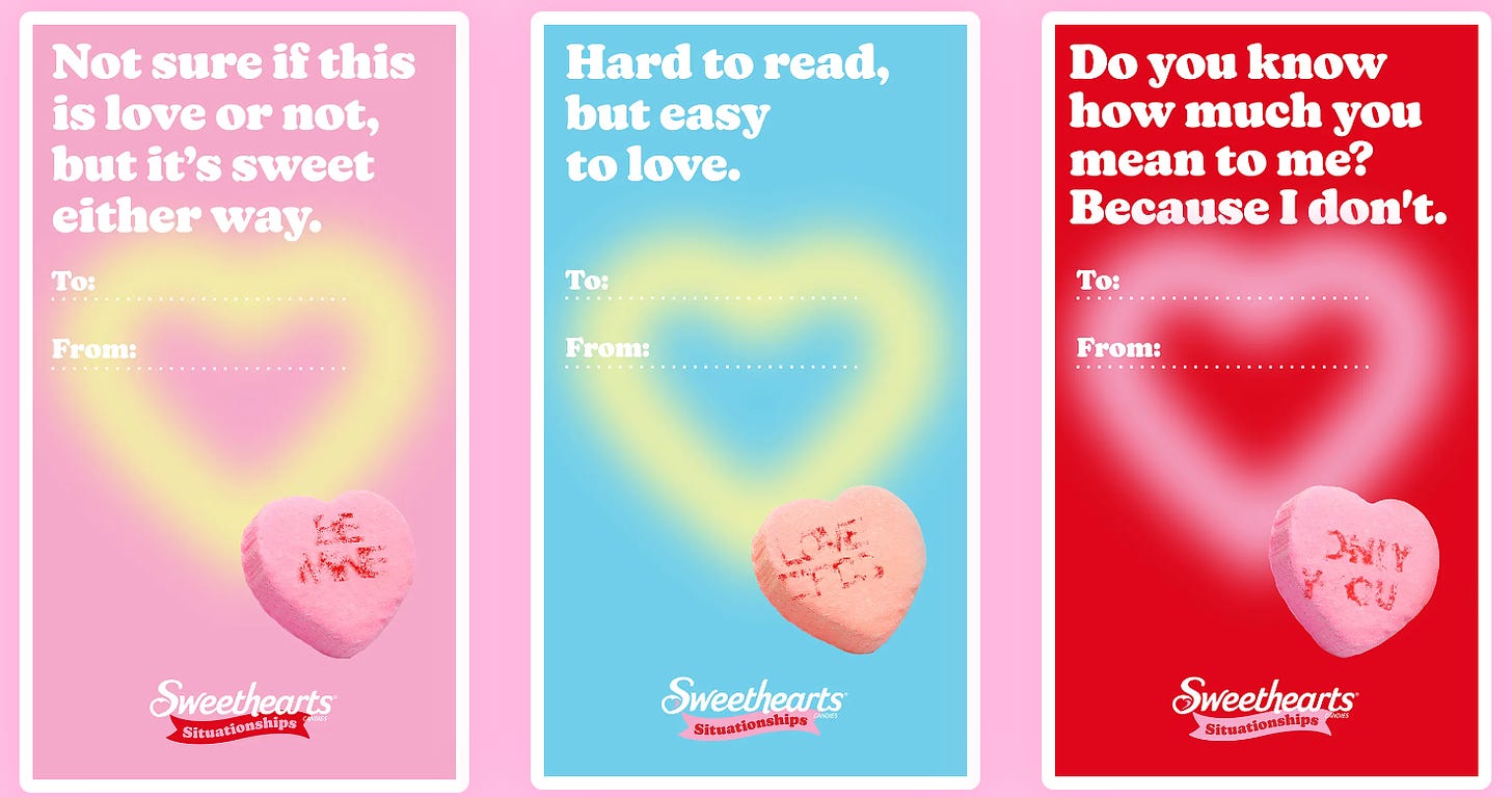 Situationship V-day cards