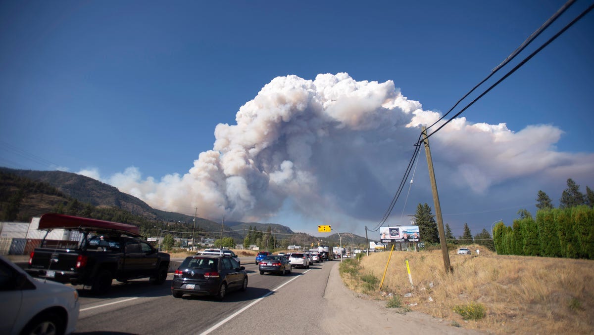 A fast-burning wildfire threatening West Kelowna, British Columbia, is challenging firefighting crews as they brace for what the operations director with BC Wildfire Service has predicted will be the most challenging days of the season so far.