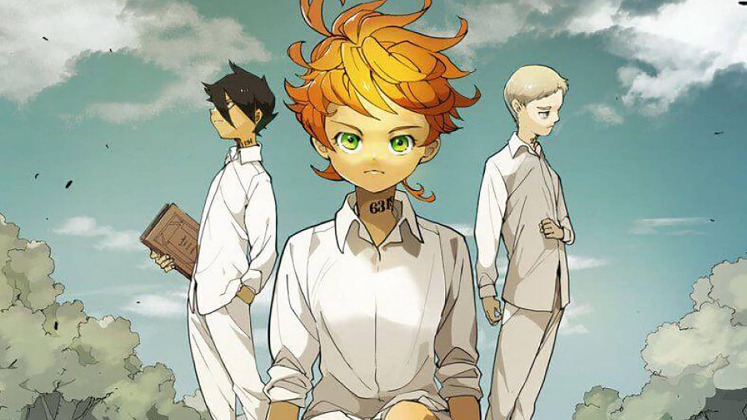 100+] The Promised Neverland Wallpapers | Wallpapers.com
