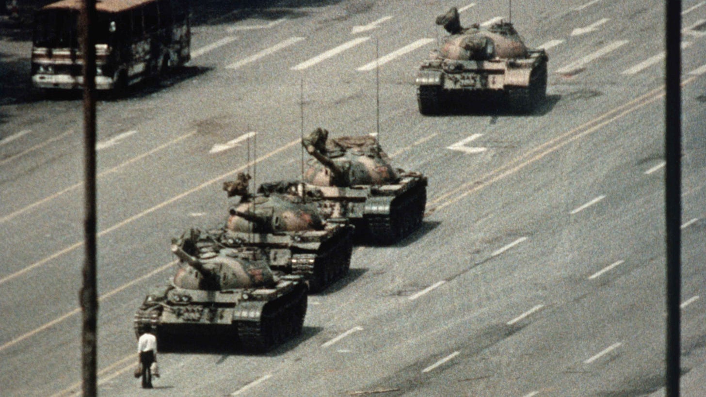 Tank Man of Tiananmen Square | HISTORY.com - HISTORY