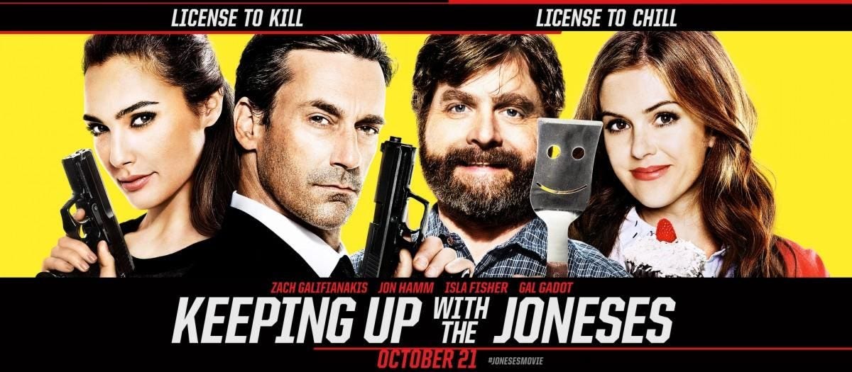 Review: 'Keeping Up With The Joneses' Is The Definition Of A 'Halfway  Decent' Movie