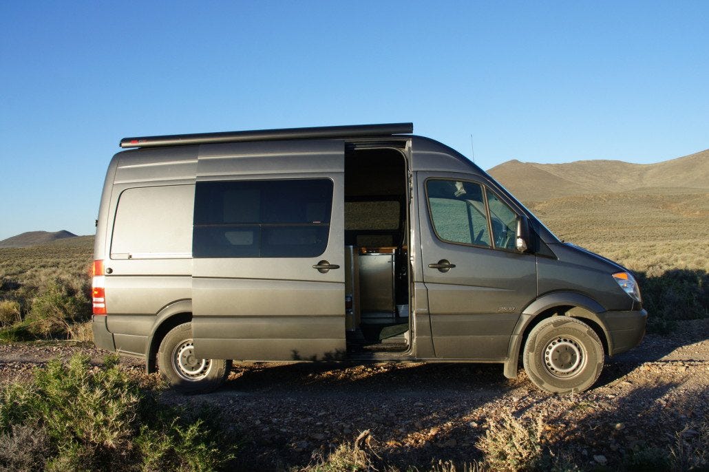 The door stop in action in the Steens Mountains.