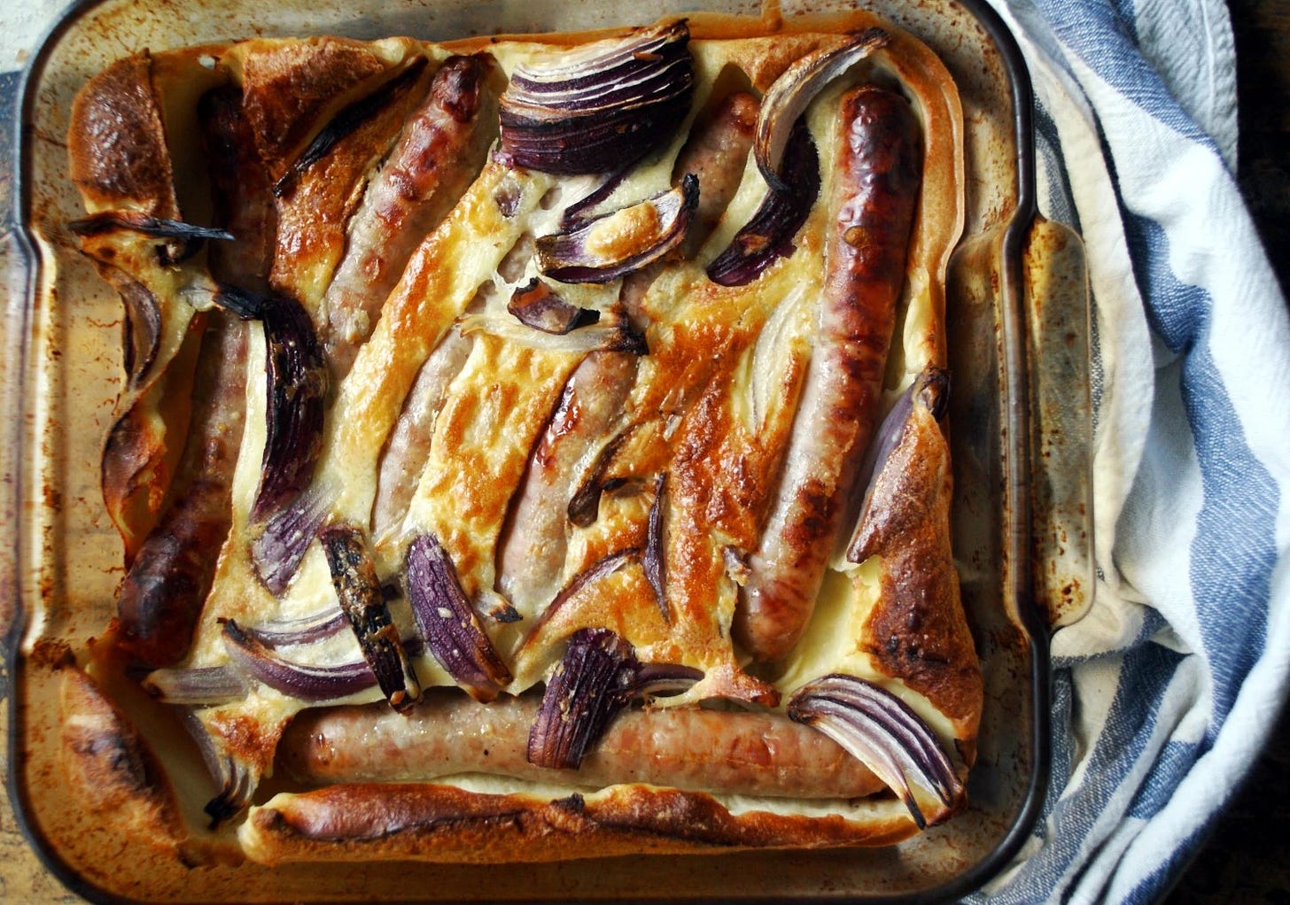 toad in the hole with onions