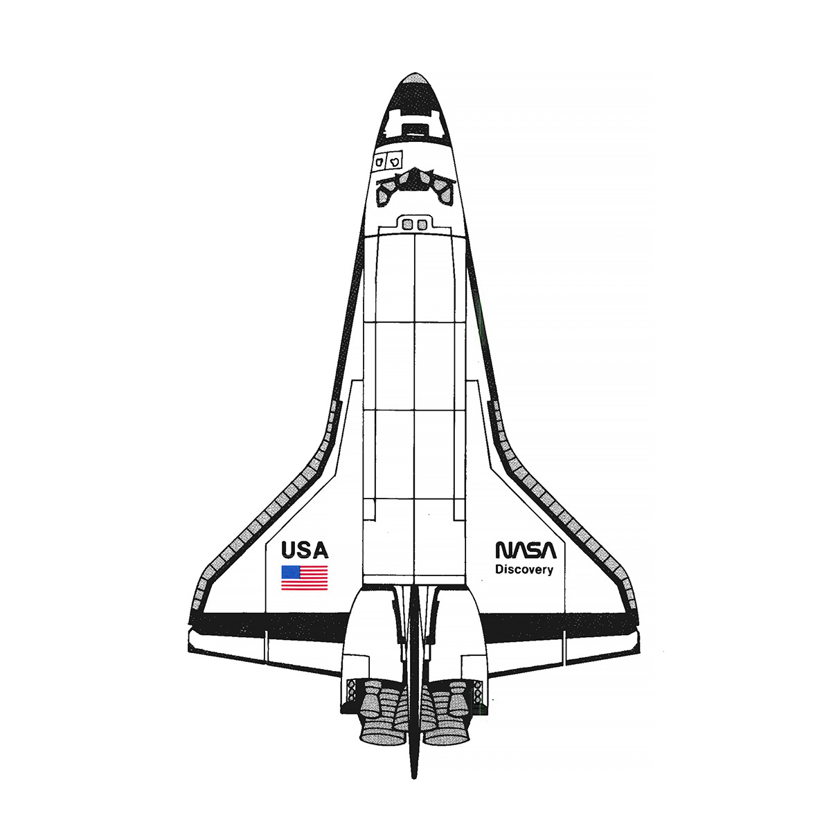 Danne & Blackburn's 1974 logo and identity for NASA