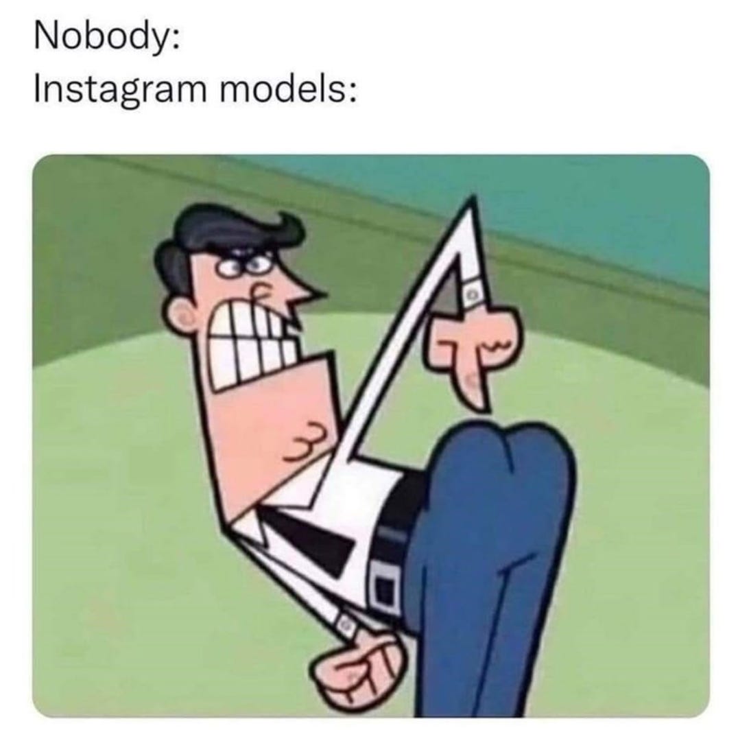 Instagram models need help