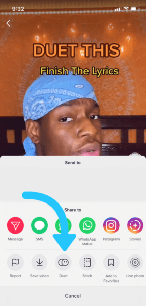 TikTok Duet This function
