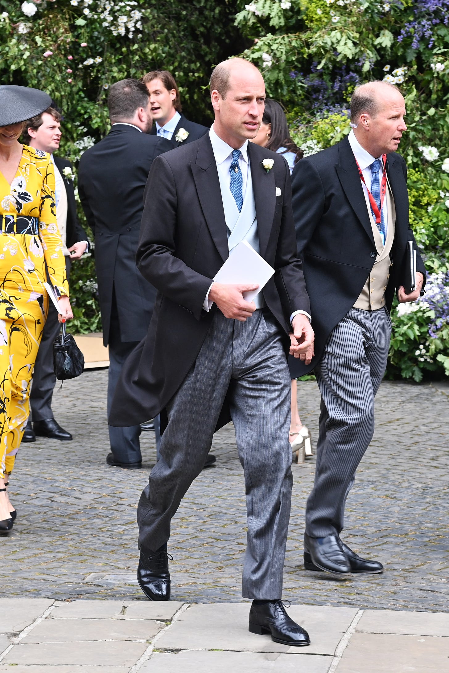 prince william attends duke of westminster's wedding