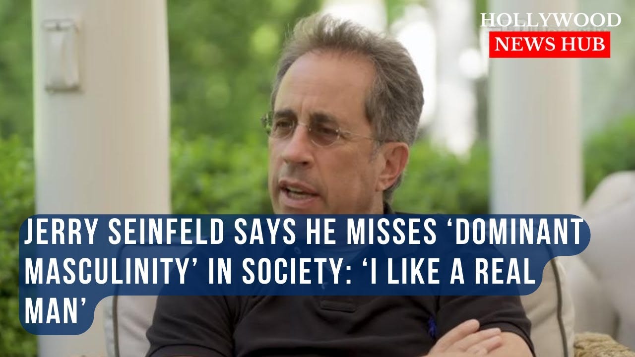 Jerry Seinfeld Reflects on Missing "Dominant" Masculinity and His New  Netflix Film "Unfrosted - YouTube