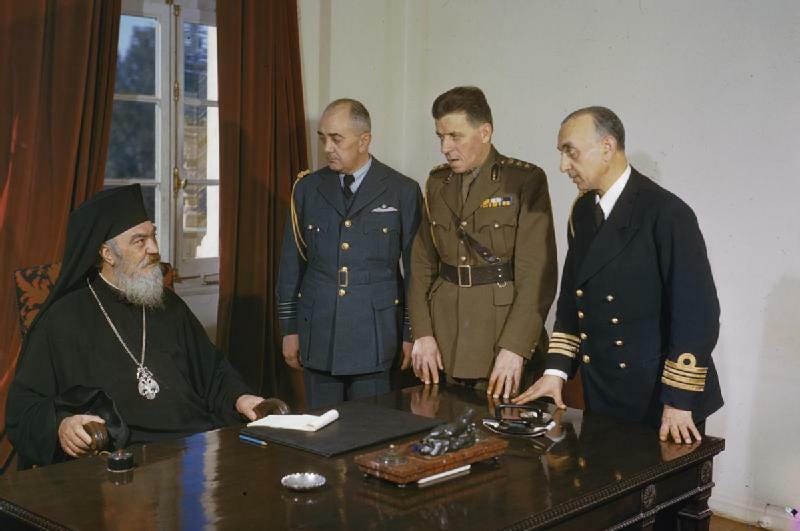 The_Archbishop_Regent_Damaskinos_of_Greece_15_February_1945_TR2759