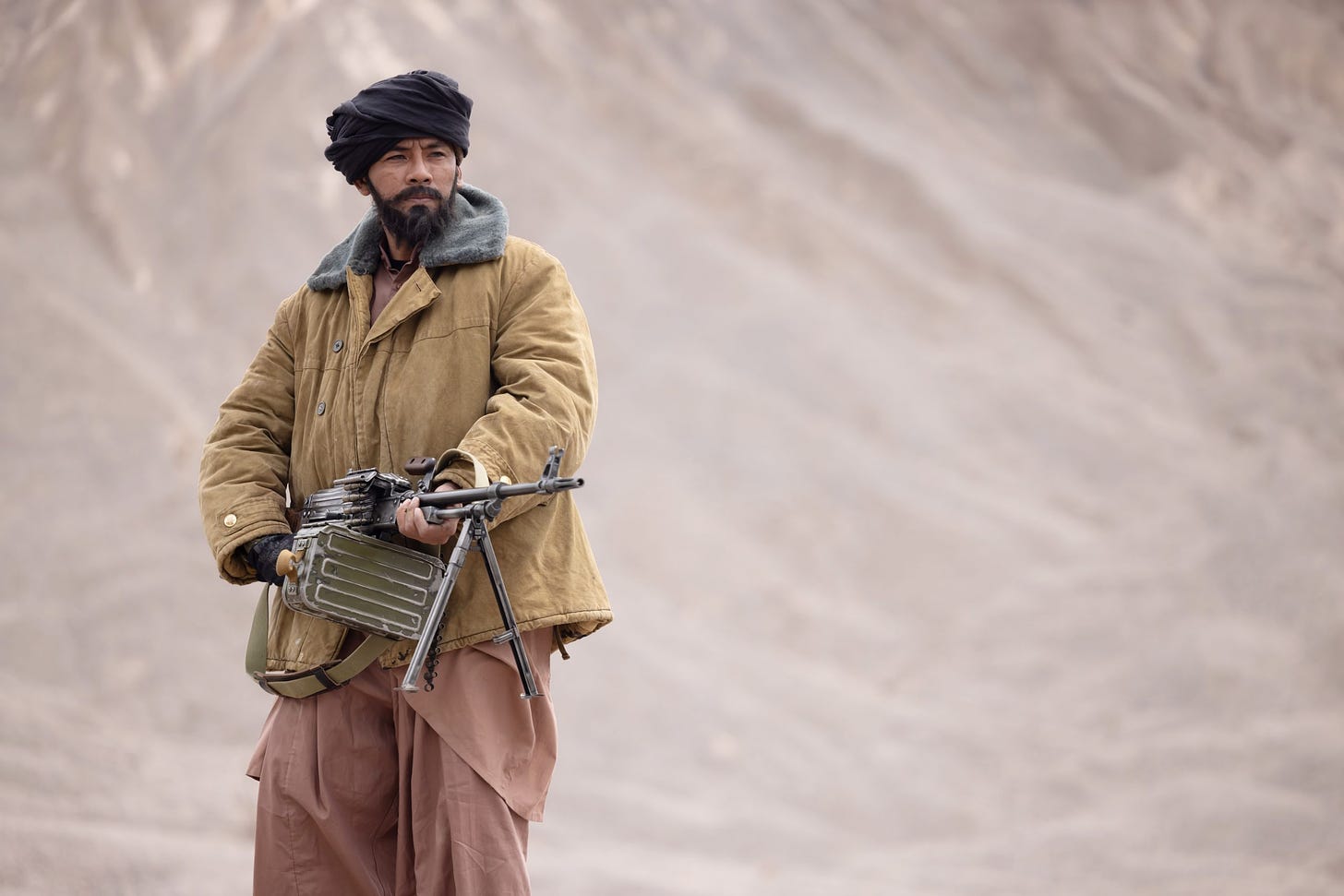 This stock photo Talib has an acceptable beard, singing voice. Photo: charnsitr / Shutterstock